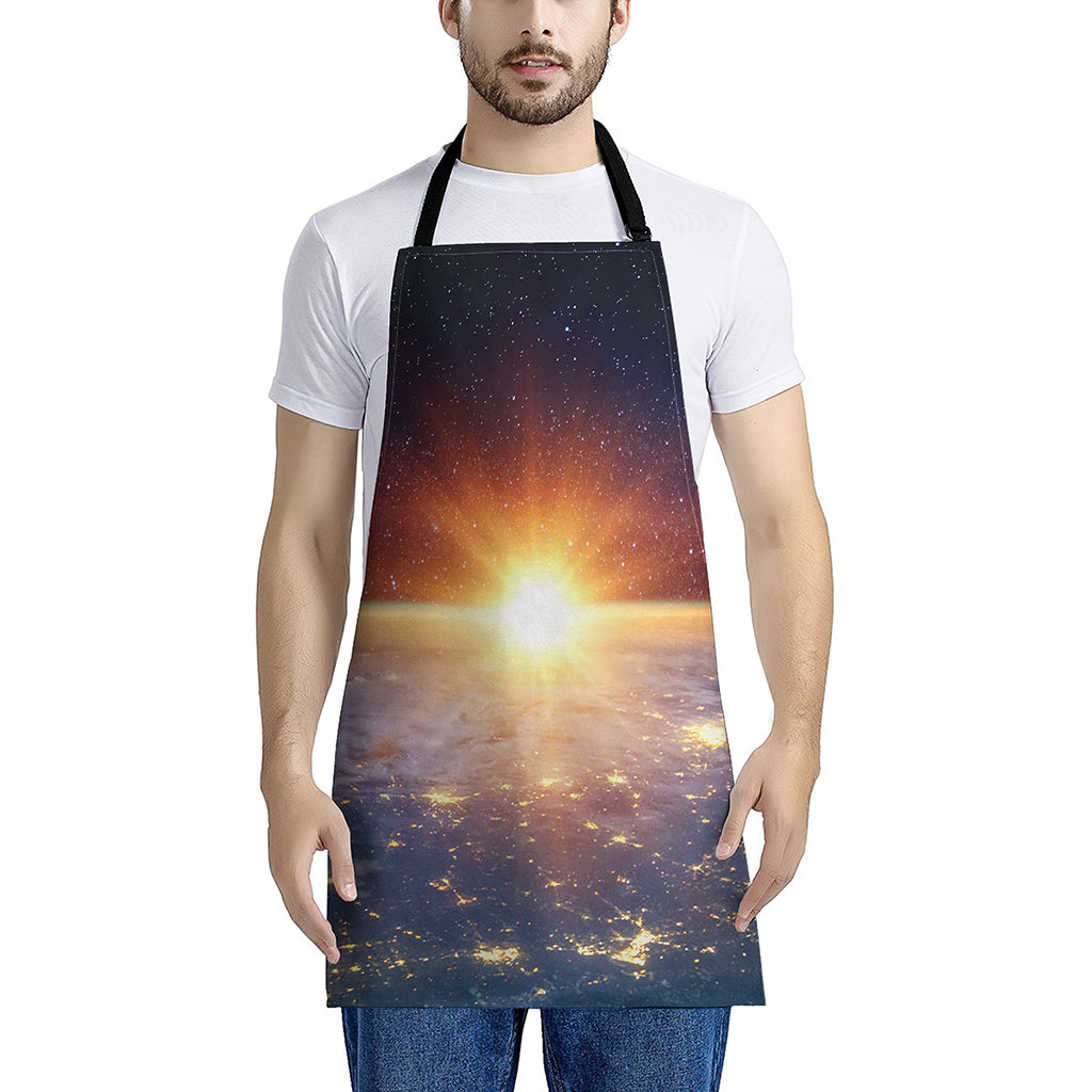 Sunrise Earth Print Apron