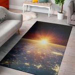 Sunrise Earth Print Area Rug