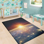 Sunrise Earth Print Area Rug