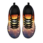 Sunrise Earth Print Black Sneakers