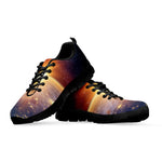 Sunrise Earth Print Black Sneakers