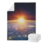 Sunrise Earth Print Blanket