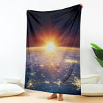 Sunrise Earth Print Blanket
