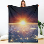 Sunrise Earth Print Blanket