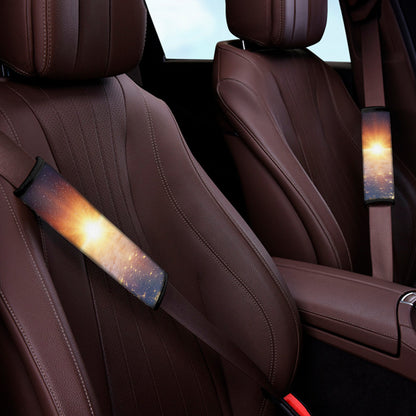 Sunrise Earth Print Car Seat Belt Covers