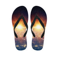 Sunrise Earth Print Flip Flops