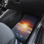 Sunrise Earth Print Front and Back Car Floor Mats
