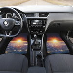 Sunrise Earth Print Front Car Floor Mats