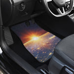 Sunrise Earth Print Front Car Floor Mats
