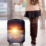 Sunrise Earth Print Luggage Cover