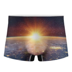 Sunrise Earth Print Men's Boxer Briefs
