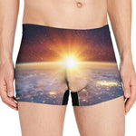 Sunrise Earth Print Men's Boxer Briefs