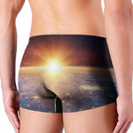 Sunrise Earth Print Men's Boxer Briefs