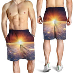 Sunrise Earth Print Men's Shorts