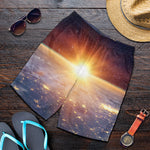 Sunrise Earth Print Men's Shorts