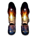 Sunrise Earth Print Muay Thai Shin Guards