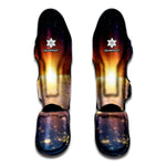 Sunrise Earth Print Muay Thai Shin Guard