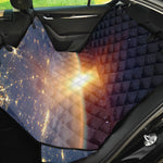 Sunrise Earth Print Pet Car Back Seat Cover