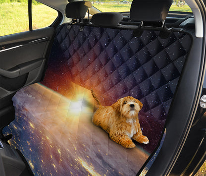 Sunrise Earth Print Pet Car Back Seat Cover