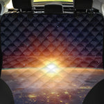 Sunrise Earth Print Pet Car Back Seat Cover