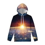 Sunrise Earth Print Pullover Hoodie