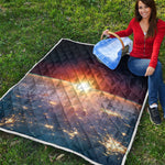 Sunrise Earth Print Quilt