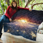 Sunrise Earth Print Quilt
