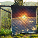 Sunrise Earth Print Quilt