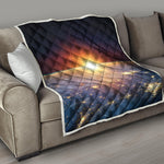 Sunrise Earth Print Quilt