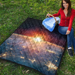 Sunrise Earth Print Quilt