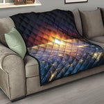 Sunrise Earth Print Quilt