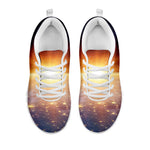 Sunrise Earth Print White Sneakers