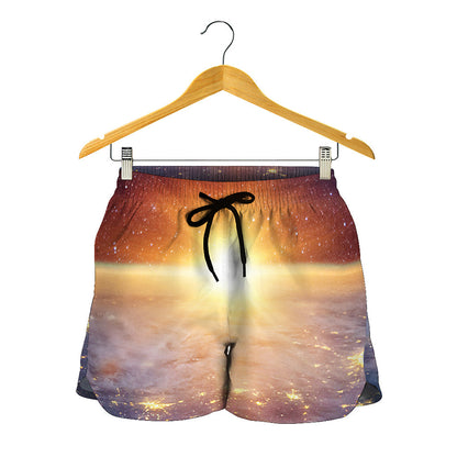 Sunrise Earth Print Women's Shorts