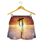 Sunrise Earth Print Women's Shorts