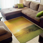 Sunrise Field Print Area Rug