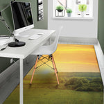 Sunrise Field Print Area Rug