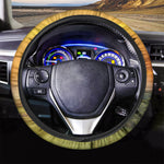 Sunrise Field Print Car Steering Wheel Cover