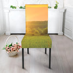 Sunrise Field Print Dining Chair Slipcover