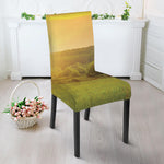 Sunrise Field Print Dining Chair Slipcover