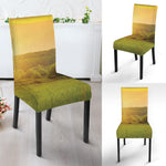 Sunrise Field Print Dining Chair Slipcover
