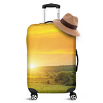 Sunrise Field Print Luggage Cover