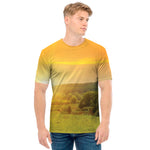Sunrise Field Print Men's T-Shirt