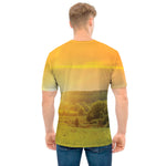 Sunrise Field Print Men's T-Shirt