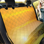 Sunrise Field Print Pet Car Back Seat Cover