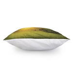Sunrise Field Print Pillow Cover
