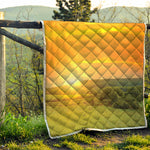 Sunrise Field Print Quilt