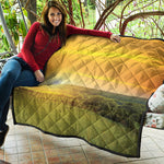 Sunrise Field Print Quilt