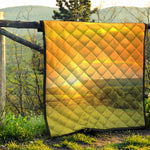 Sunrise Field Print Quilt