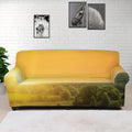Sunrise Field Print Sofa Cover