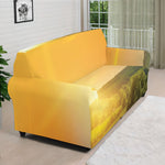 Sunrise Field Print Sofa Cover